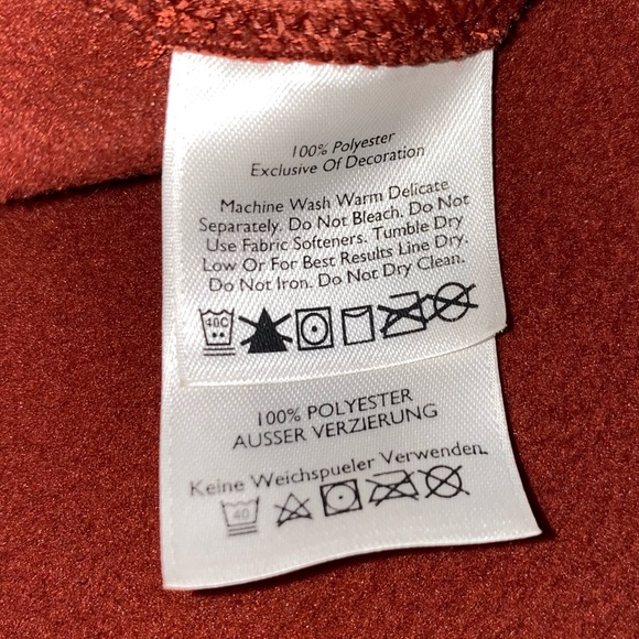 ❤️🚫SOLD🚫❤️EDDIE BAUER Rust 1/4 Zip Pullover - Picture 5 of 5